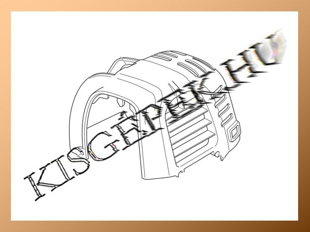 Felső burkolat Makita BCX2500, BCX2510, BCX3400, BCX3410