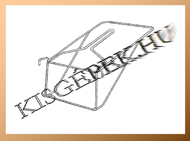 Fűgyűjtő keret Makita UV380, UV400