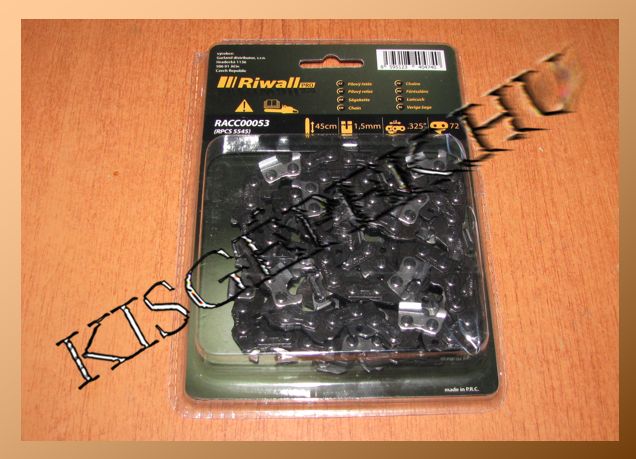 Láncfűrész lánc Riwall PRO (RPCS 5545), .325", 1.5, 72 szemes