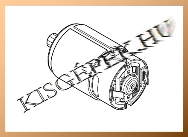 Motor Makita WR100D, egyenáramú