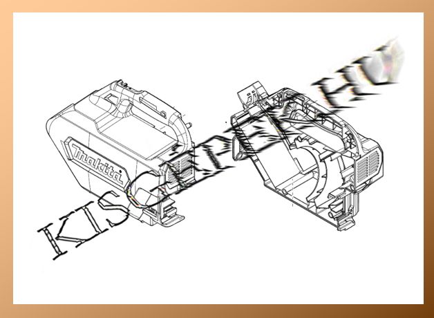 Motorház szett Makita DCL184
